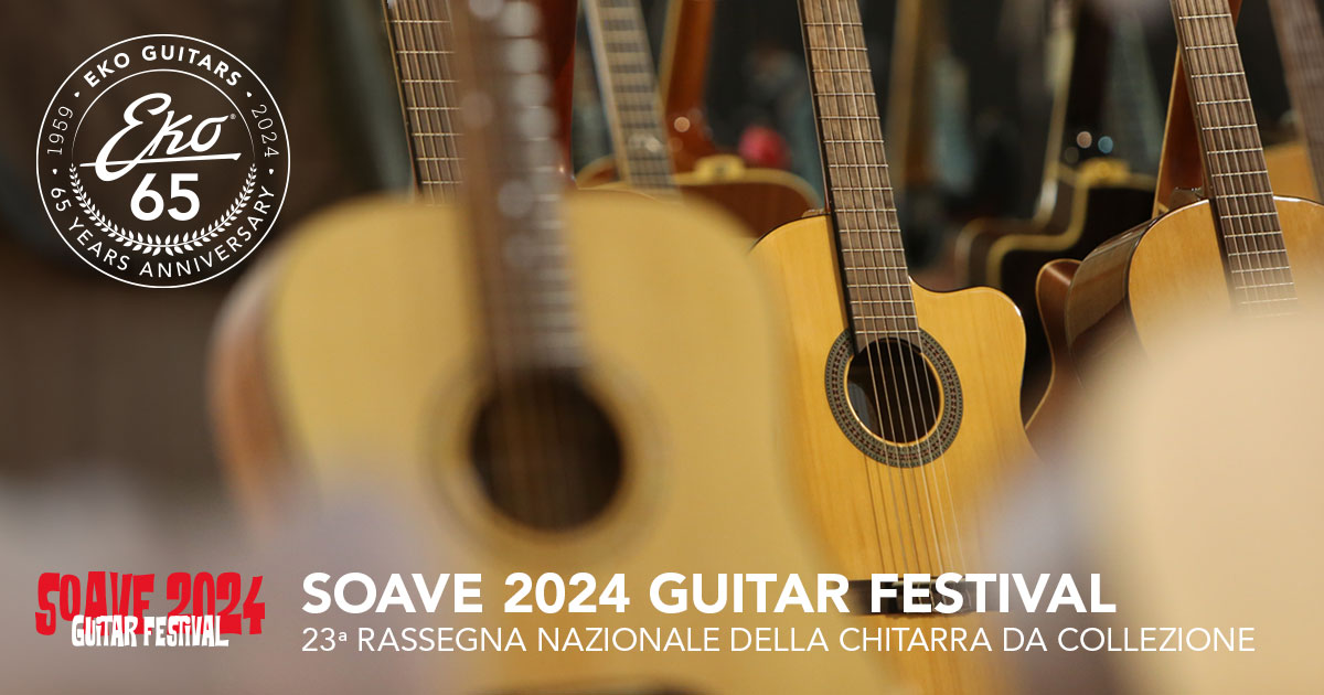 Eko Guitars al Soave 2024 Guitar Festival