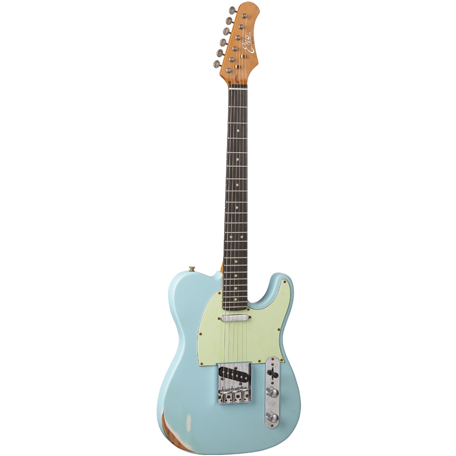 Eko chitarra elettrica VT-380 Relic Daphne Blue 4/4 
