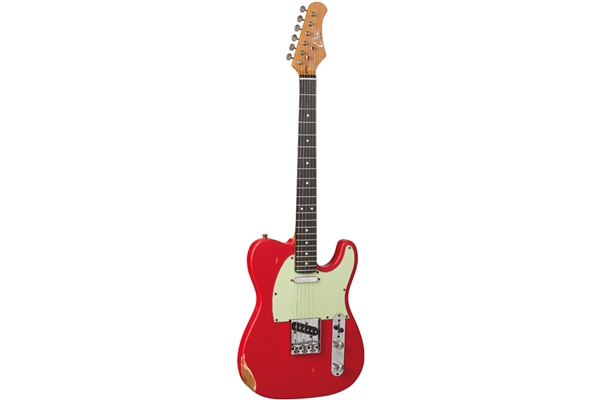 Eko Guitars - VT-380 Relic Fiesta Red