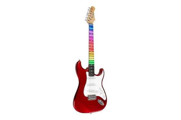 Eko Guitars S-300 Chrome Red Visual Note