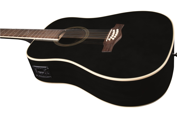 Eko Guitars - NXT D100e XII See Through Black