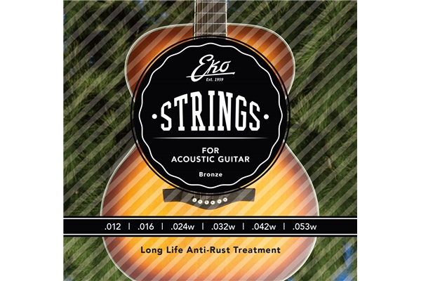 Acoustic Guitar Strings Bronze 12-53 Medium Set/6