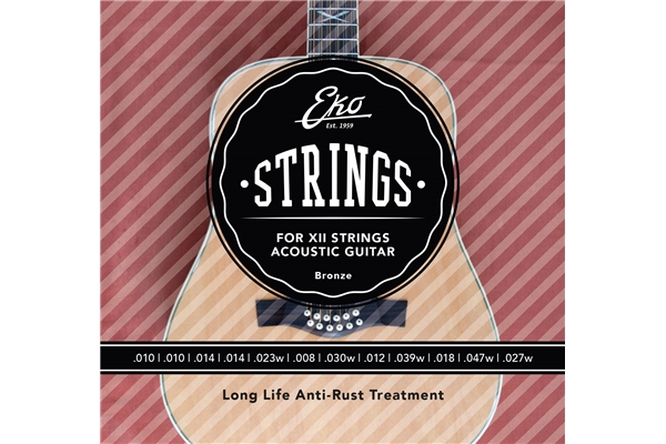 Acoustic Guitar Strings XII Bronze 10-47 Light Set/12