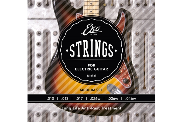 Eko Guitars - Corde Chitarra Elettrica 10-46 Regular Set/6