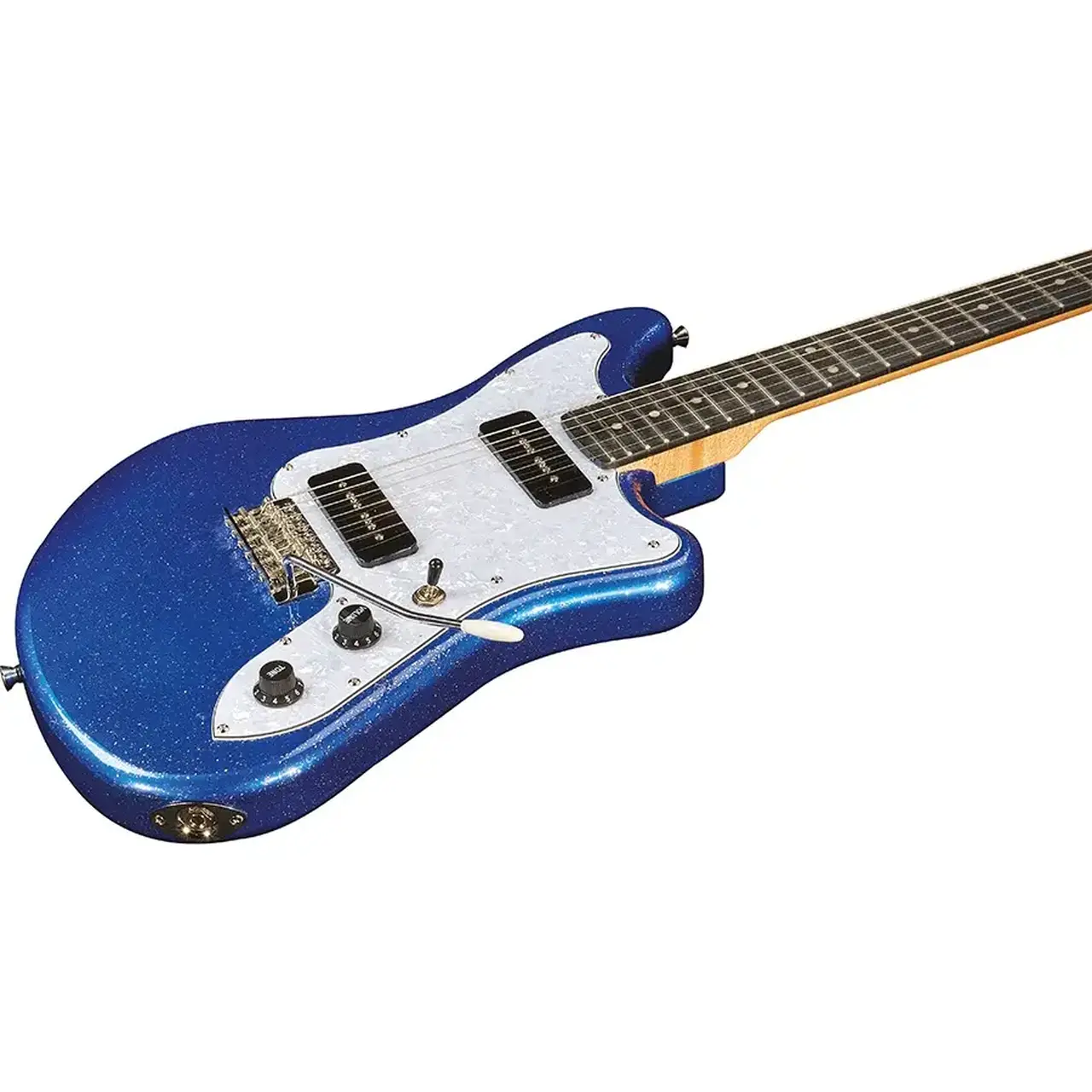 エレキギター ビザール　camaro Eko Guitars Camaro VR 2-90 Blue Sparkle - Electric Guitar