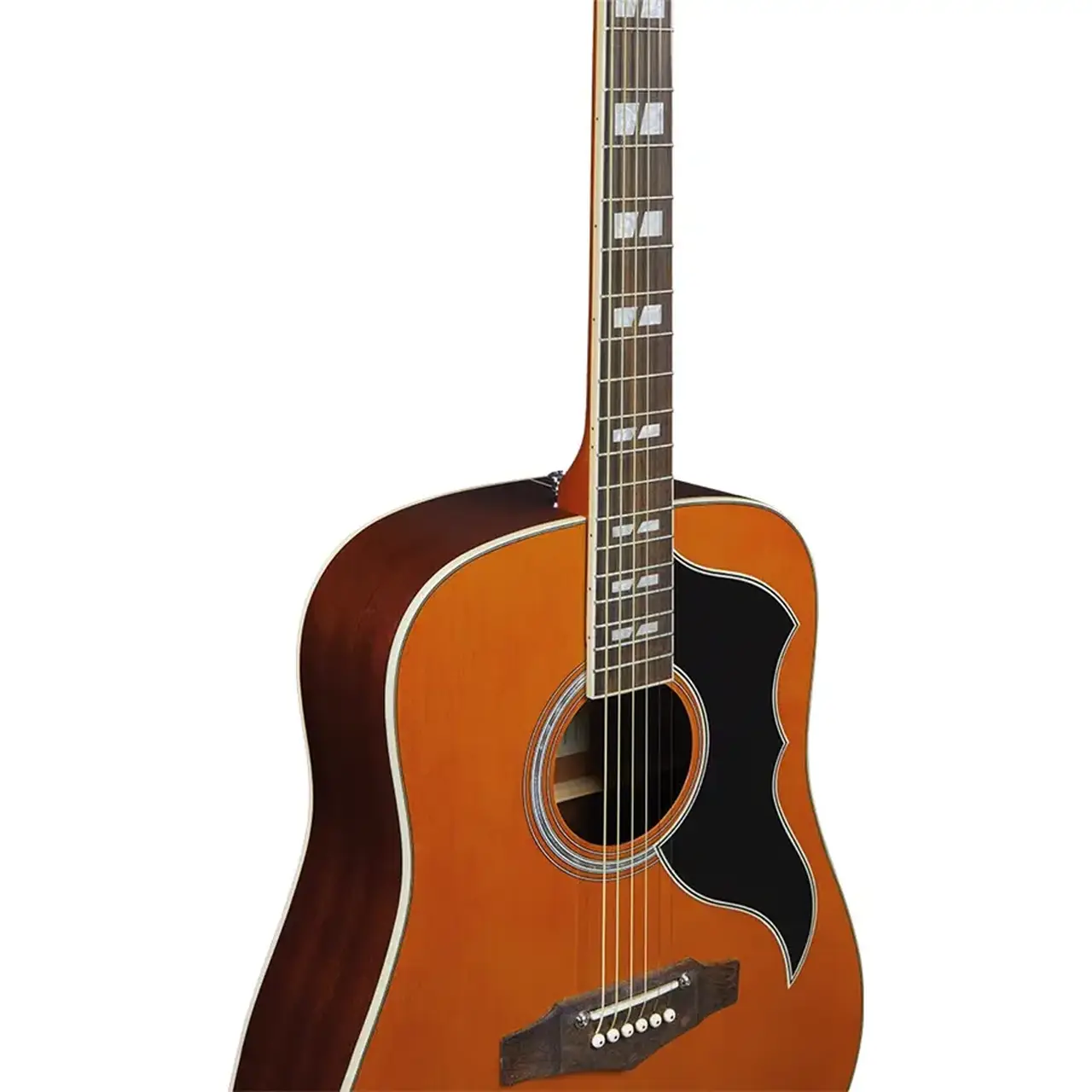 Eko Guitars Ranger VI VR Eq Natural Top Stained Acoustic Guitar