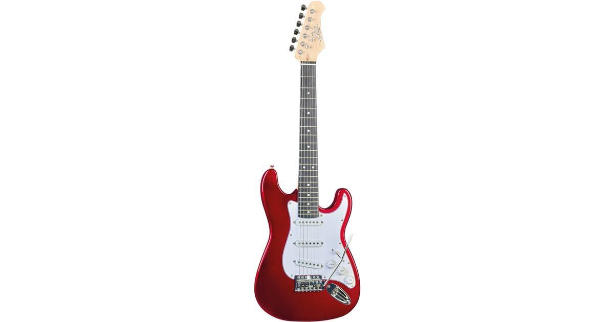 Eko Guitars S-100 3/4 Chrome Red - 3/4 Electric guitar