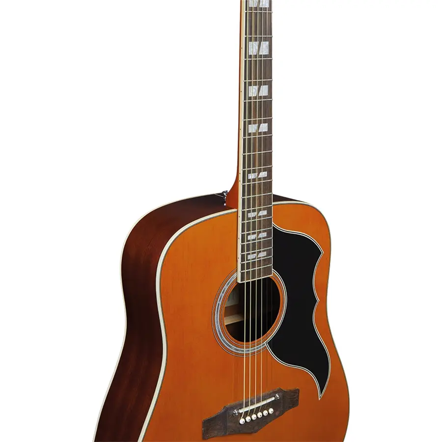 Eko Guitars Ranger VI VR Eq Natural Top Stained Acoustic Guitar